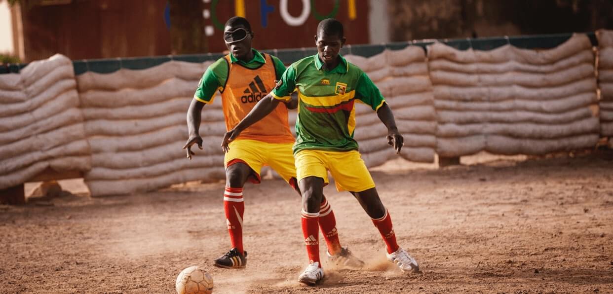 Permettre à des déficients visuels de jouer la coupe d'Afrique cecifoot 2019
